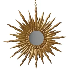 KAEMINGK Suspension de Noël en métal (D18 cm) Tournesol Or
