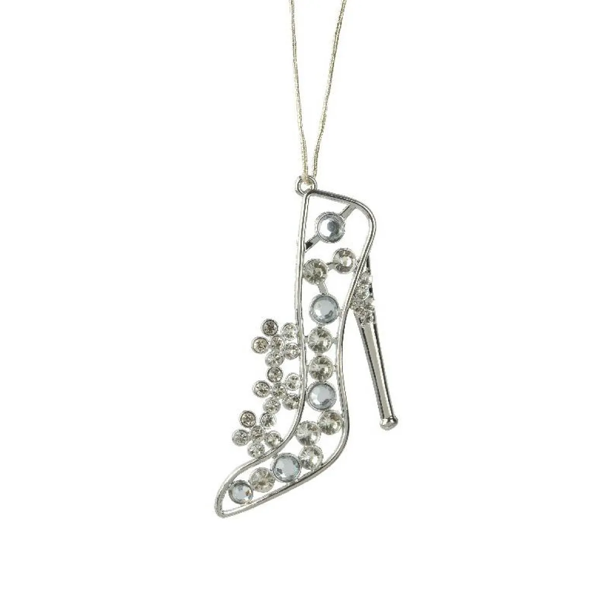 KAEMINGK Suspension de Noël en métal (H11 cm) Paris strass é Argent