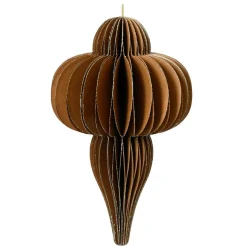 KAEMINGK Suspension de Noël en papier (H20 cm) fermeture Magnétique Brun café Marron Online