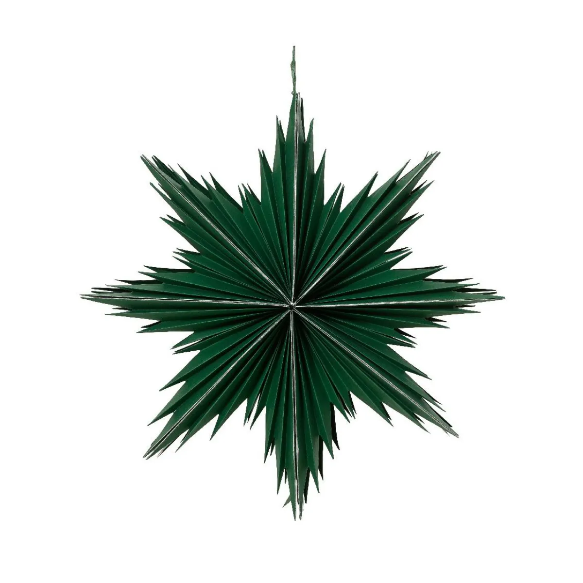 KAEMINGK Suspension de Noël en papier (D30 cm) Étoile glacée Vert romarin Sale