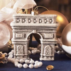 KAEMINGK Suspension de Noël (H16 cm) Arc de Triomphe Gris Discount