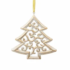 Feeric Lights & Christmas Suspension de Noël (H14,5 cm) Arabesque Blanc Sale