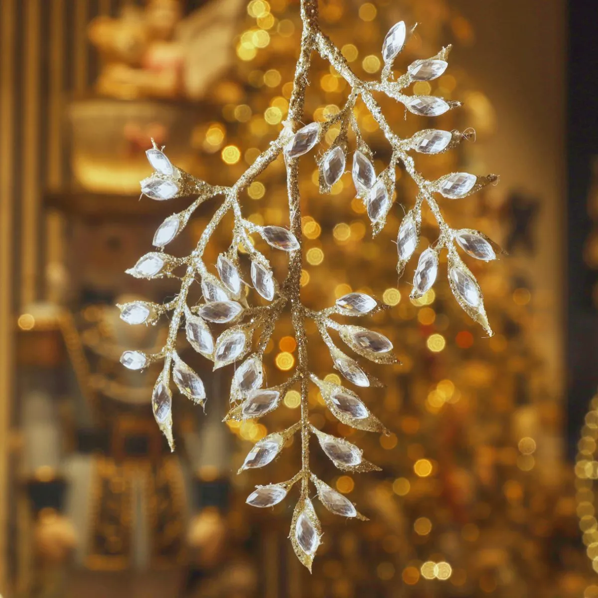 KAEMINGK Suspension de Noël (H24 cm) Branche diamant Argent Online