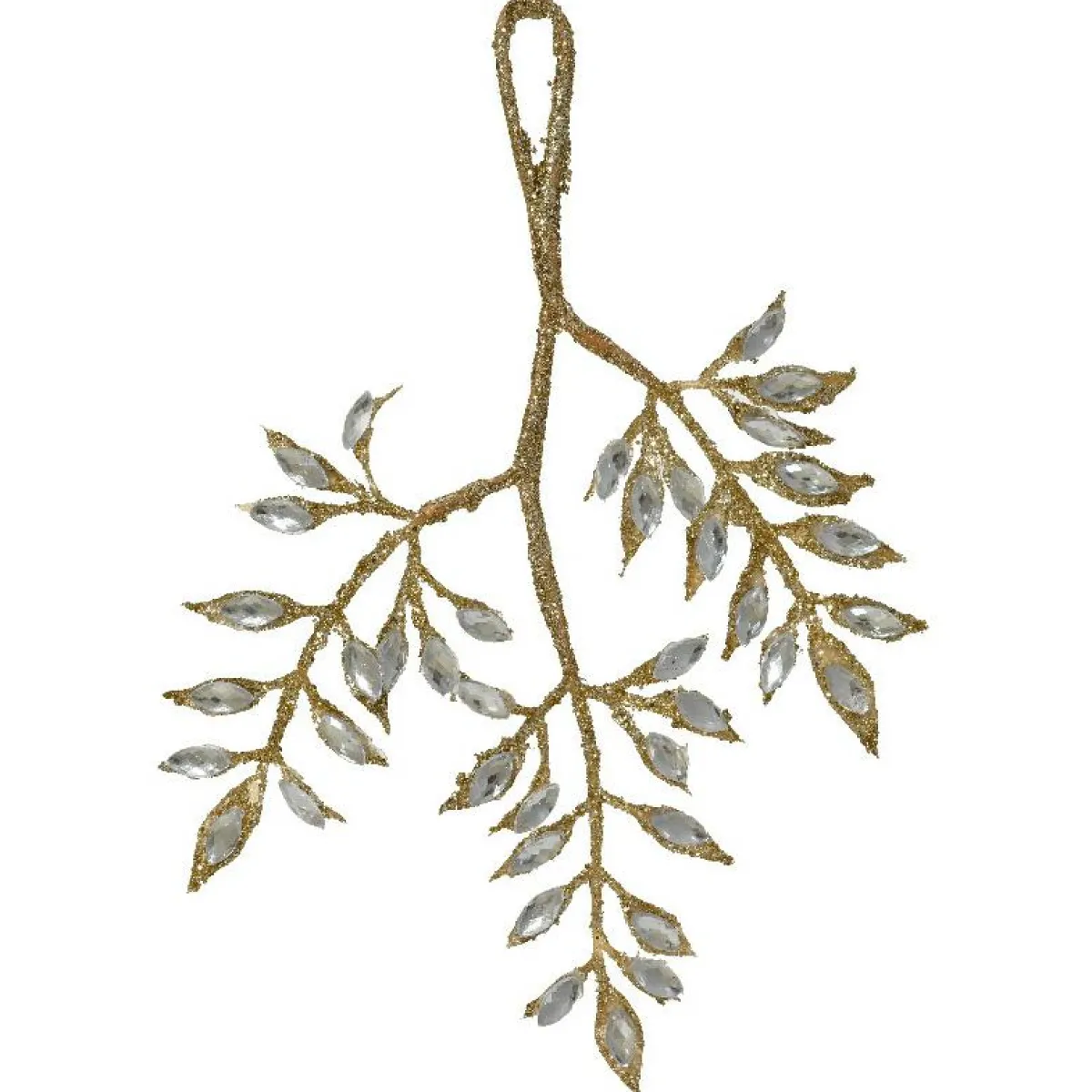 KAEMINGK Suspension de Noël (H24 cm) Branche diamant Argent Online