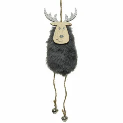 KAEMINGK Suspension de Noël (H19 cm) Cerf Melo Marron foncé Hot
