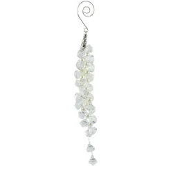KAEMINGK Suspension de Noël (H15 cm) Diamants de givre Transparent Best