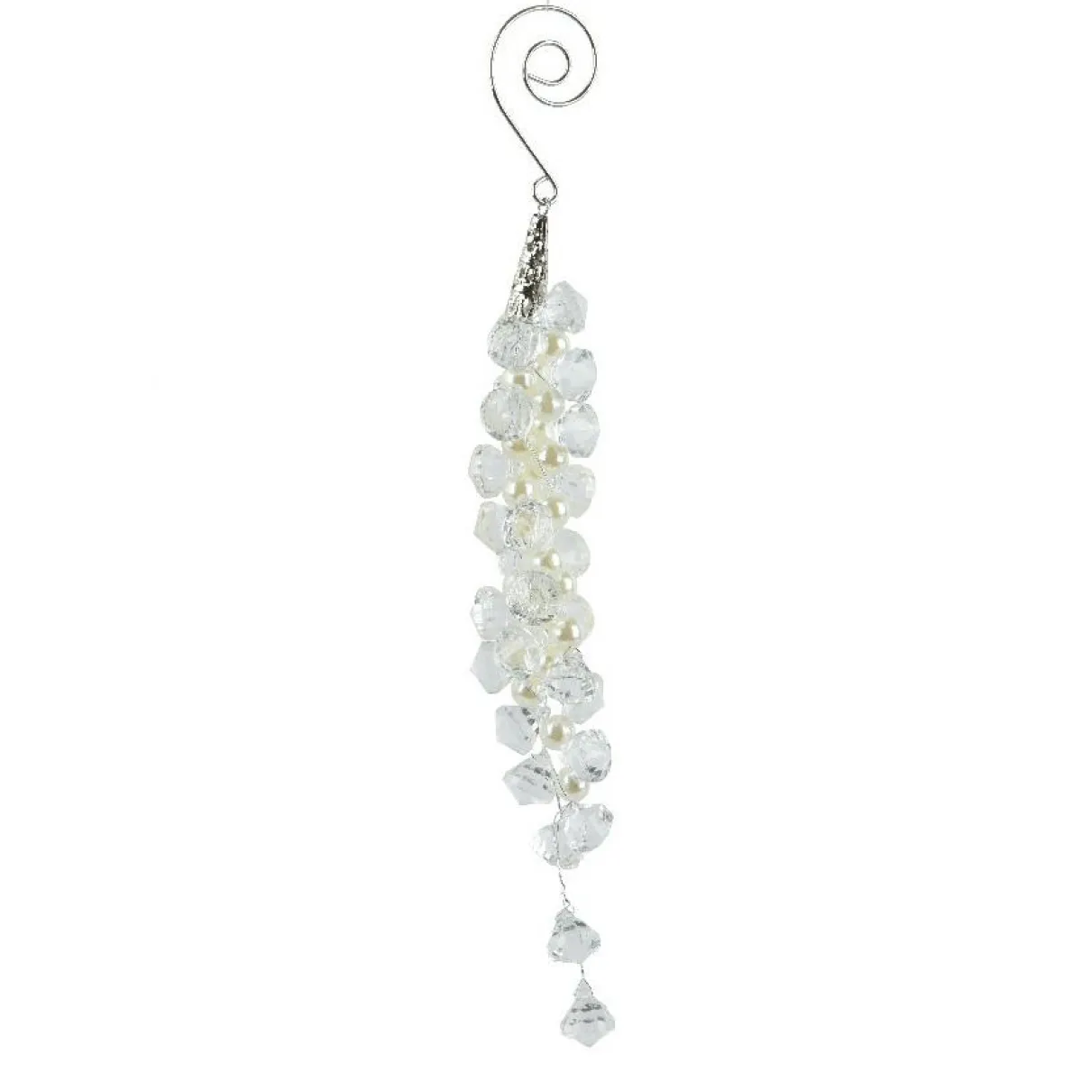 KAEMINGK Suspension de Noël (H15 cm) Diamants de givre Transparent Best