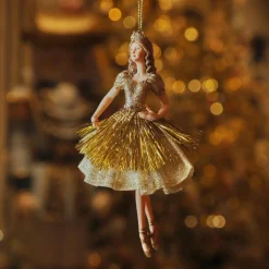 KAEMINGK Suspension de Noël (H16 cm) Fée ballerine Or Sale