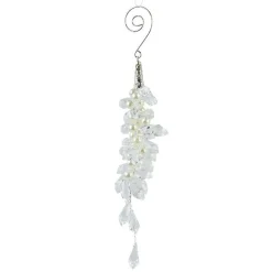KAEMINGK Suspension de Noël (H15 cm) Gouttes de givre Transparent Discount