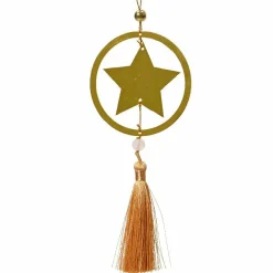 KAEMINGK Suspension de Noël (H8 cm) Kaya Camel Or Best
