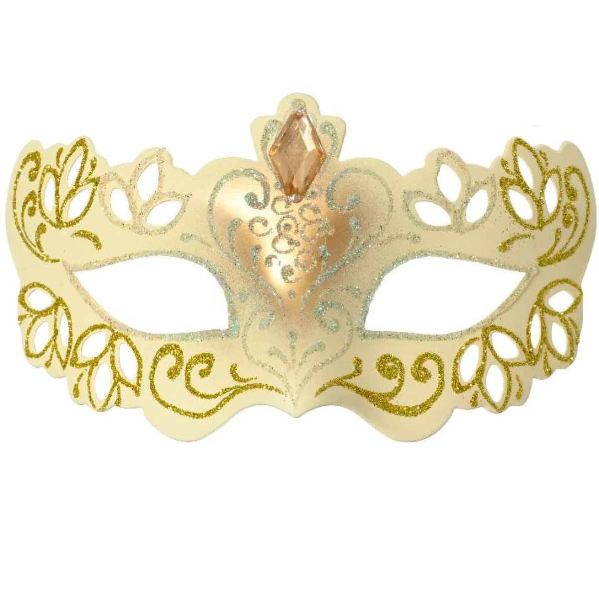 KAEMINGK Suspension de Noël (H10 cm) Masque de bal Or