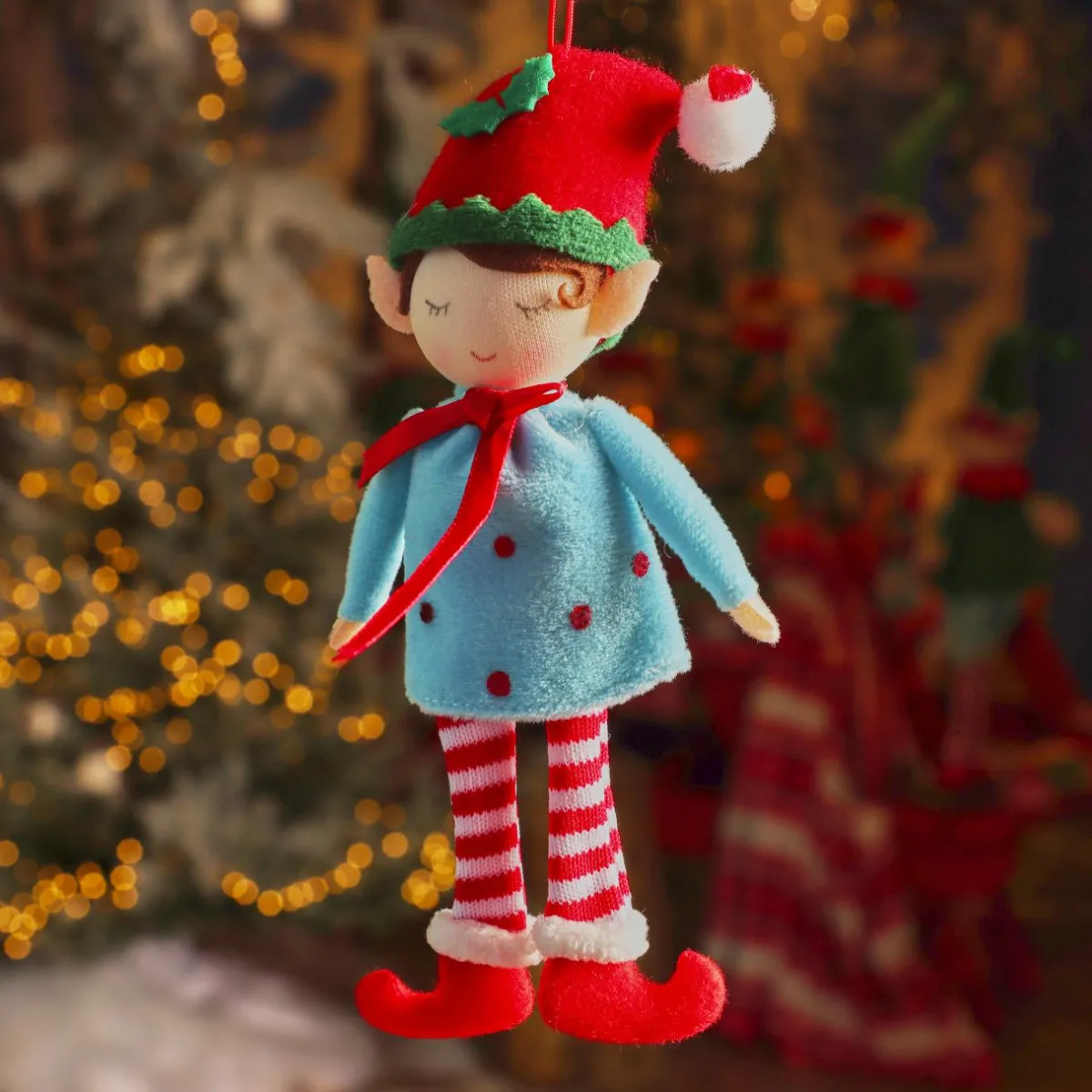KAEMINGK Suspension de Noël (H17 cm) Nougatine Alice Multicolore