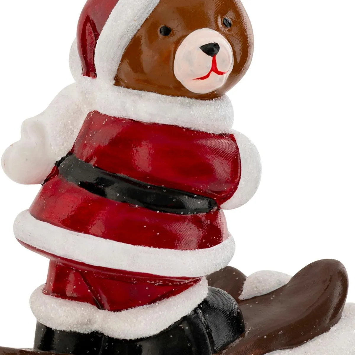 JJA Suspension de Noël (H9 cm) Ourson skieur en folie Multicolore Sale