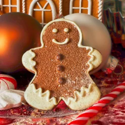 KAEMINGK Suspension de Noël (H7 cm) Pain d'épice Adrien Chocolat Marron Clearance