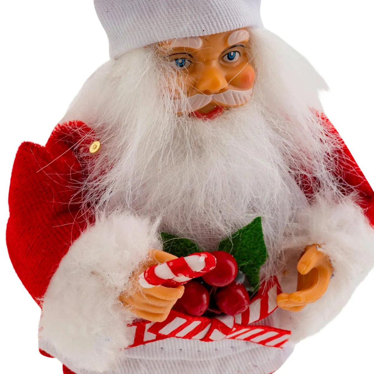 JJA Suspension de Noël (H13 cm) Père Noël Pâtissier Rouge et Blanc Discount