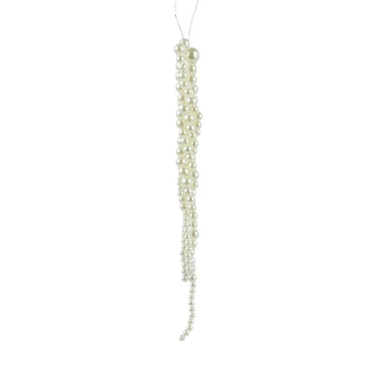 KAEMINGK Suspension de Noël (H20 cm) Stalactite s Nacrées Perle Best