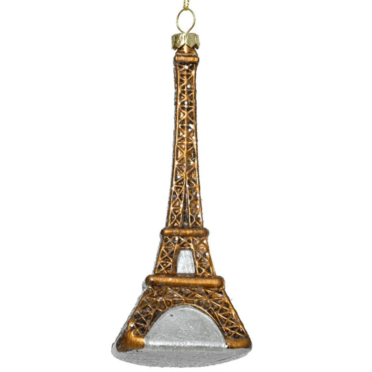 KAEMINGK Suspension de Noël (H16 cm) Tour Eiffel Bronze Marron
