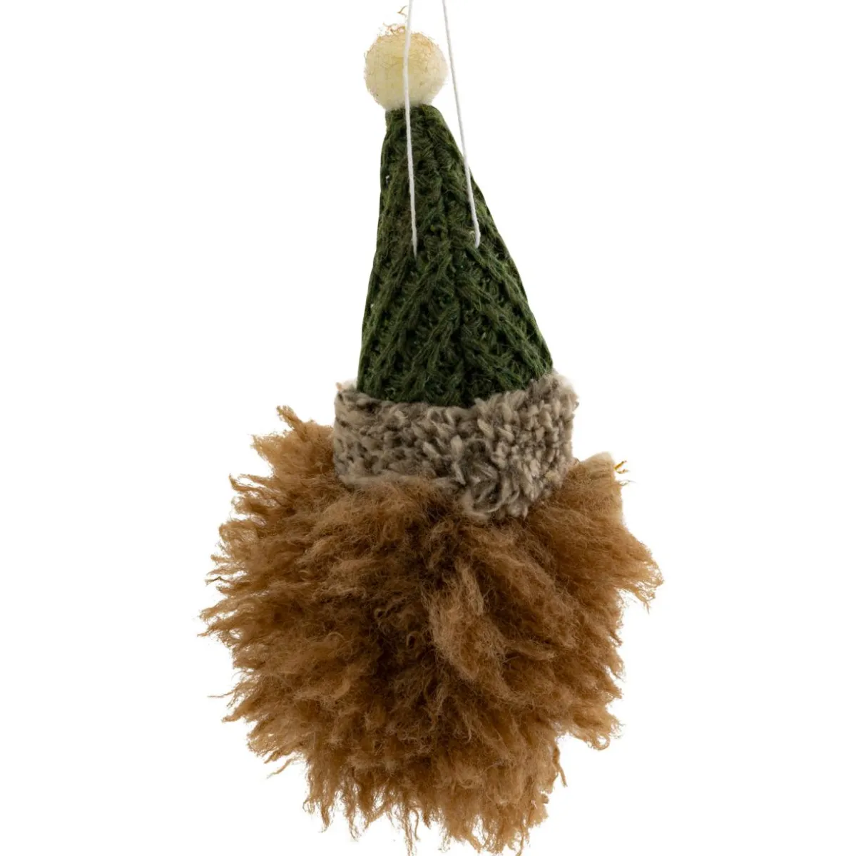 JJA Suspension de Noël (H15 cm) Tête de Hérisson Marron clair New