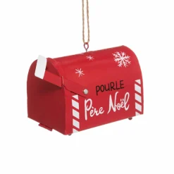 Feeric Lights & Christmas Suspension (H8 cm) Boite aux lettres Rouge Sale