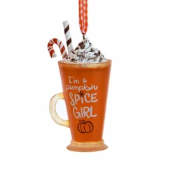 CHRISTMAS INSPIRATIONS Suspension (H7 cm) Coupe Citrouille Orange Online