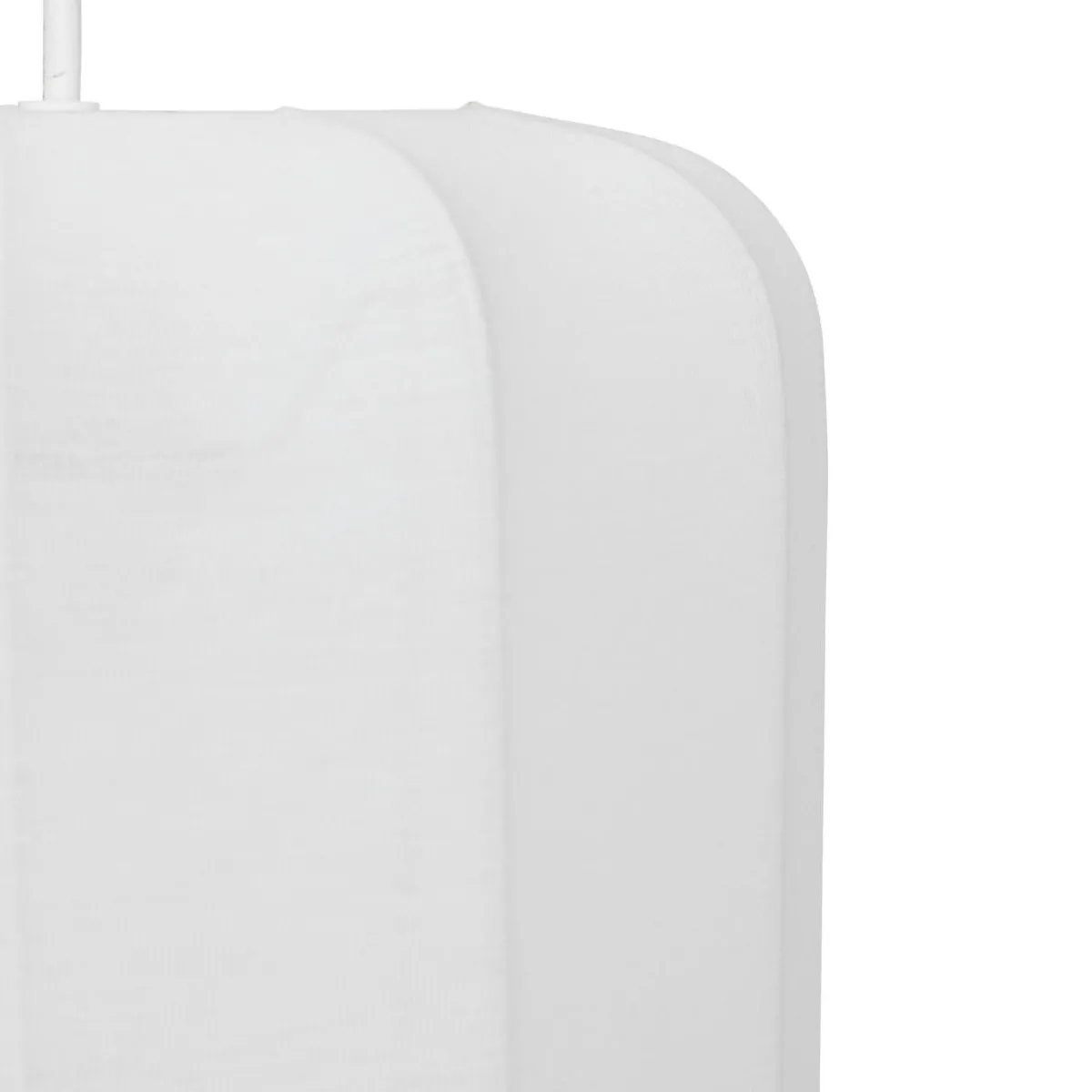 Atmosphera, cru017dateur d'intu017drieur Suspension luminaire coton (25 x 35 cm) Toby Blanc Best