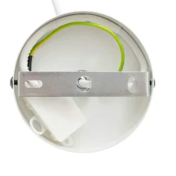 Atmosphera, cru017dateur d'intu017drieur Suspension luminaire coton (25 x 35 cm) Toby Blanc Best