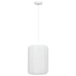 Atmosphera, cru017dateur d'intu017drieur Suspension luminaire coton (25 x 35 cm) Toby Blanc Best