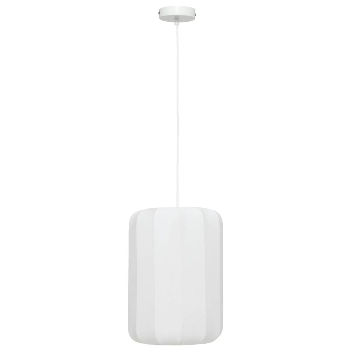 Atmosphera, cru017dateur d'intu017drieur Suspension luminaire coton (25 x 35 cm) Toby Blanc Best