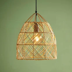 OSTARIA Suspension lumineuse bambou (D30 cm) Haiku Naturel Hot