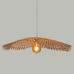 ATMOSPHERA Suspension lumineuse bambou (D75 cm) Tess Naturel Outlet