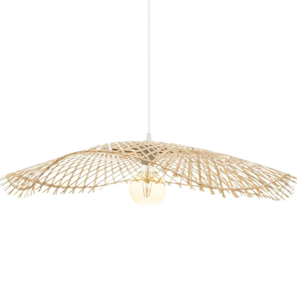 ATMOSPHERA Suspension lumineuse bambou (D75 cm) Tess Naturel Outlet