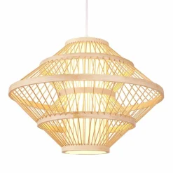 EMINZA Suspension lumineuse design en bambou (D50 cm) Marbella Naturel Clearance