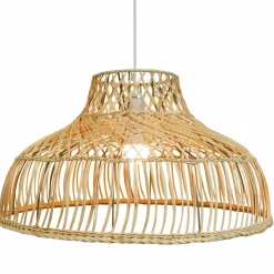 EMINZA Suspension lumineuse en bambou ajouré (D60 cm) Riviera Naturel Hot
