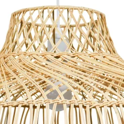 EMINZA Suspension lumineuse en bambou ajouré (D60 cm) Riviera Naturel Hot