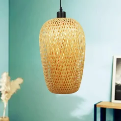 EMINZA Suspension lumineuse en bambou (H35 cm) Fuengirola Naturel Online