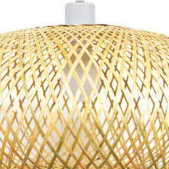 EMINZA Suspension lumineuse en bambou (D46 cm) Rotana Naturel New