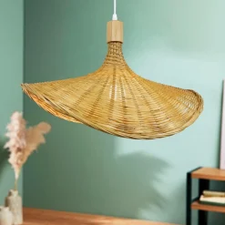 EMINZA Suspension lumineuse en bambou (D55 cm) Kalahari Naturel Online