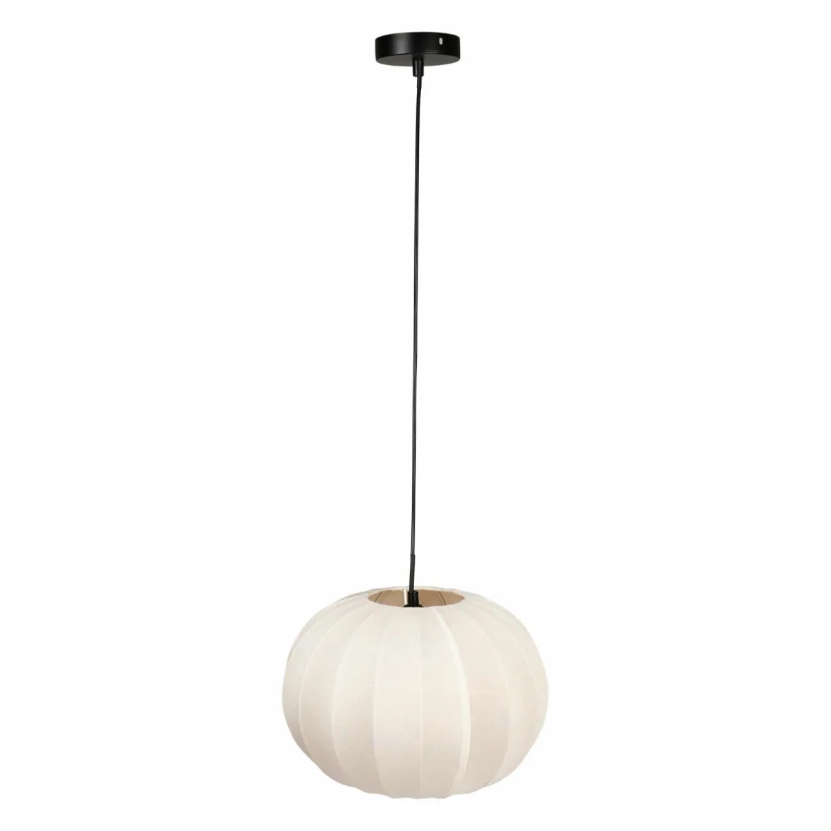 OSTARIA Suspension lumineuse en coton (D32 cm) Intensa Beige Hot