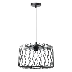 OSTARIA Suspension lumineuse en métal (D30 cm) Julia e Noir New