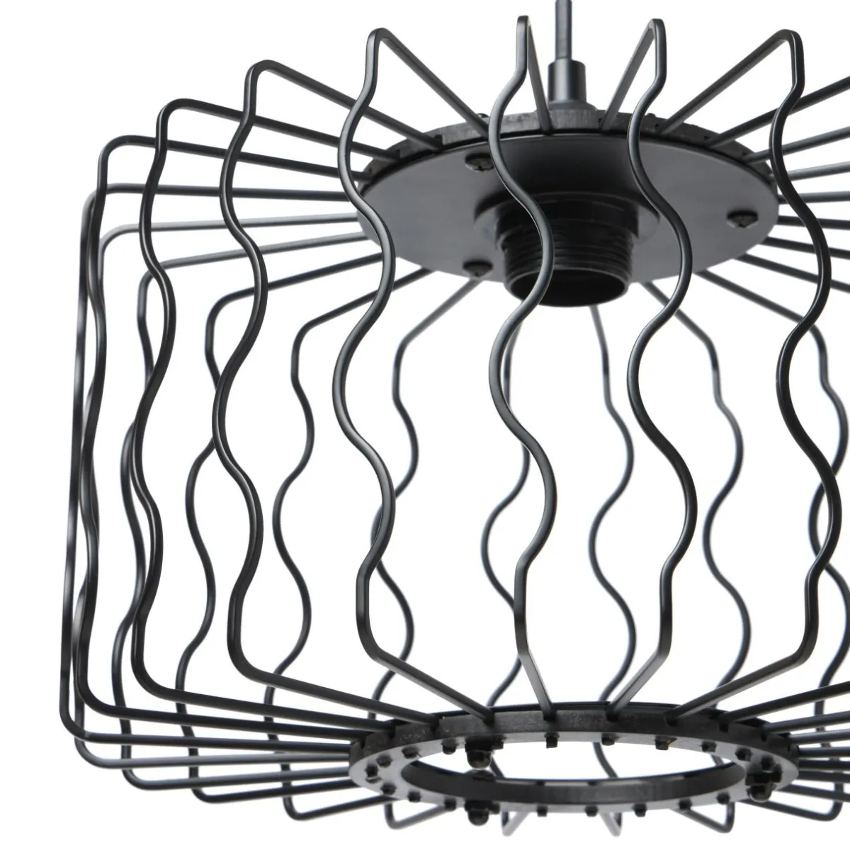 OSTARIA Suspension lumineuse en métal (D30 cm) Julia e Noir New