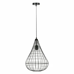 OSTARIA Suspension lumineuse en métal (D30 cm) Asyn Noir Clearance