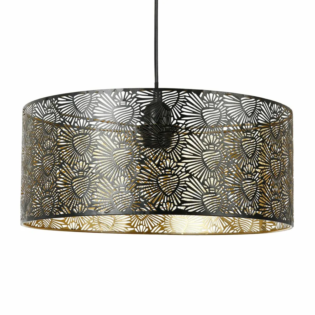 OSTARIA Suspension lumineuse en métal (D35 cm) Corazon Noir Hot