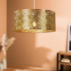 OSTARIA Suspension lumineuse en métal (D35 cm) Cazon Dée Or Online