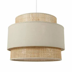 OSTARIA Suspension lumineuse en rotin (D40 cm) Solara Beige Sale