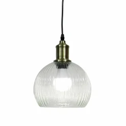 EMINZA Suspension lumineuse en verre (D20 cm) Velden Transparent Outlet