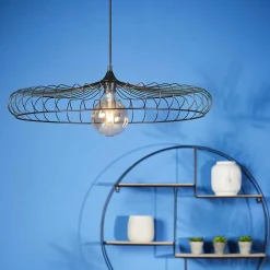 OSTARIA Suspension lumineuse métal (D65,5 cm) Lisa Noir Online
