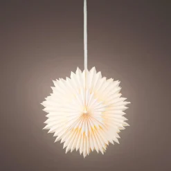 KAEMINGK Suspension lumineuse papier LED (D40 cm) Origami Star chaud Blanc
