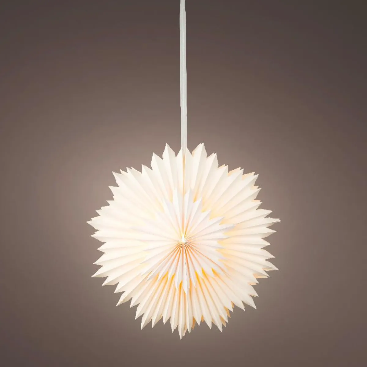 KAEMINGK Suspension lumineuse papier LED (D40 cm) Origami Star chaud Blanc