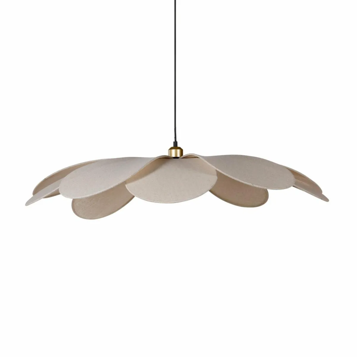 OSTARIA Suspension lumineuse pétale Lin (D90 cm) Horizonte Beige Best