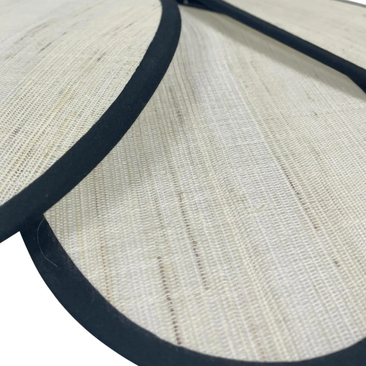 EMINZA Suspension lumineuse pétale en rotin (D58 cm) Segovia et beige Noir Sale